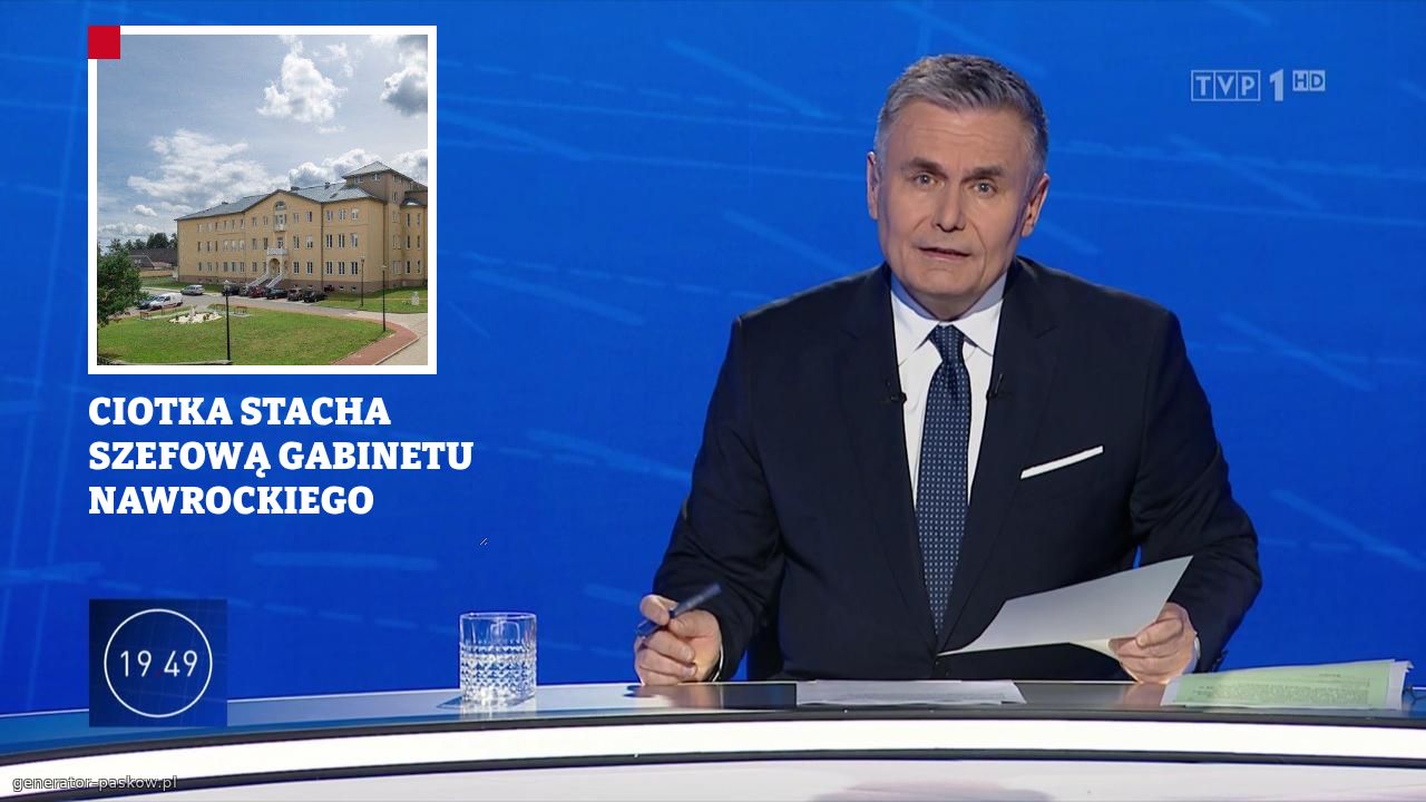CIOTKA STACHA SZEFOWĄ GABINETU NAWROCKIEGO