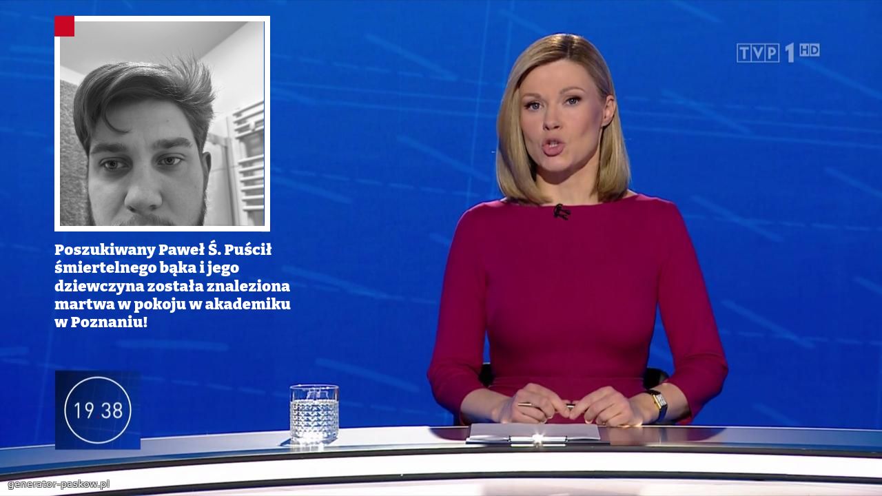 Poszukiwany Paweł Ś. Puścił śmiertelnego bąka i jego dziewczyna została znaleziona martwa w pokoju w akademiku w Poznaniu!