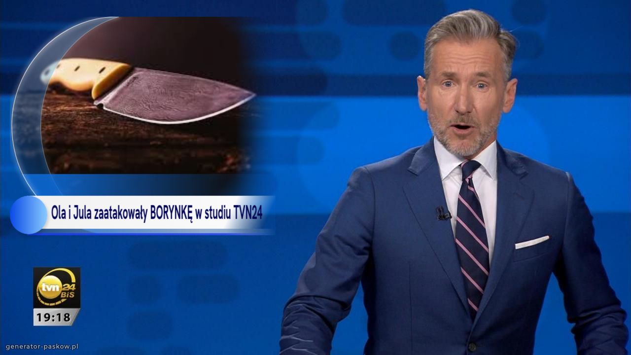 Ola i Jula zaatakowały BORYNKĘ w studiu TVN24