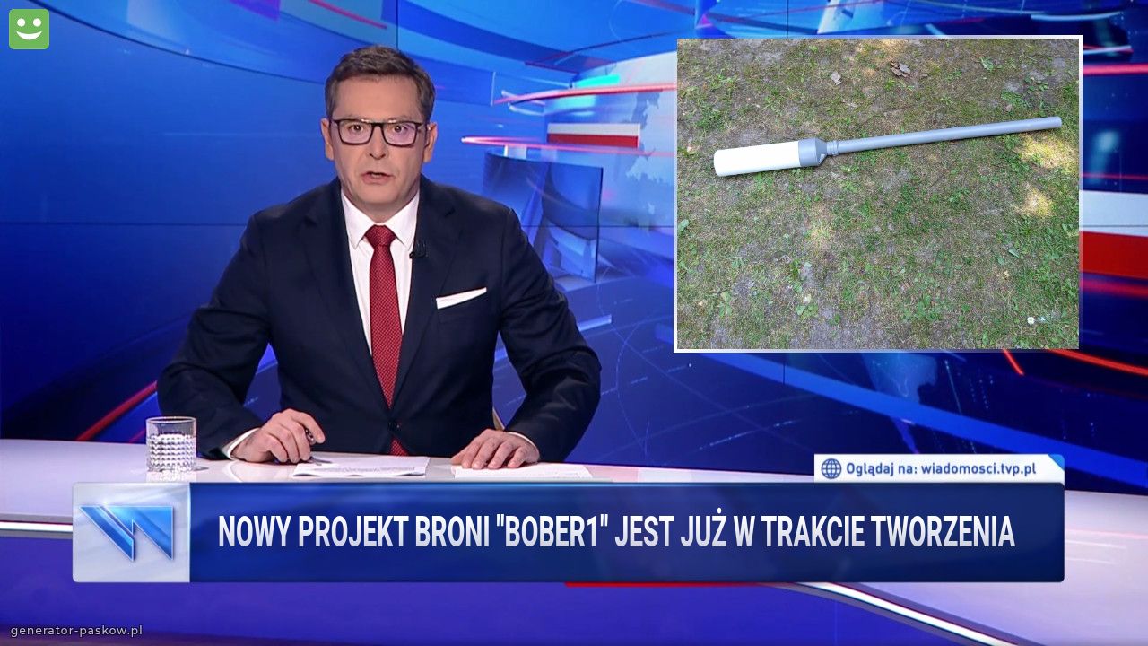 Nowy projekt broni "bober1" jest już w trakcie tworzenia 