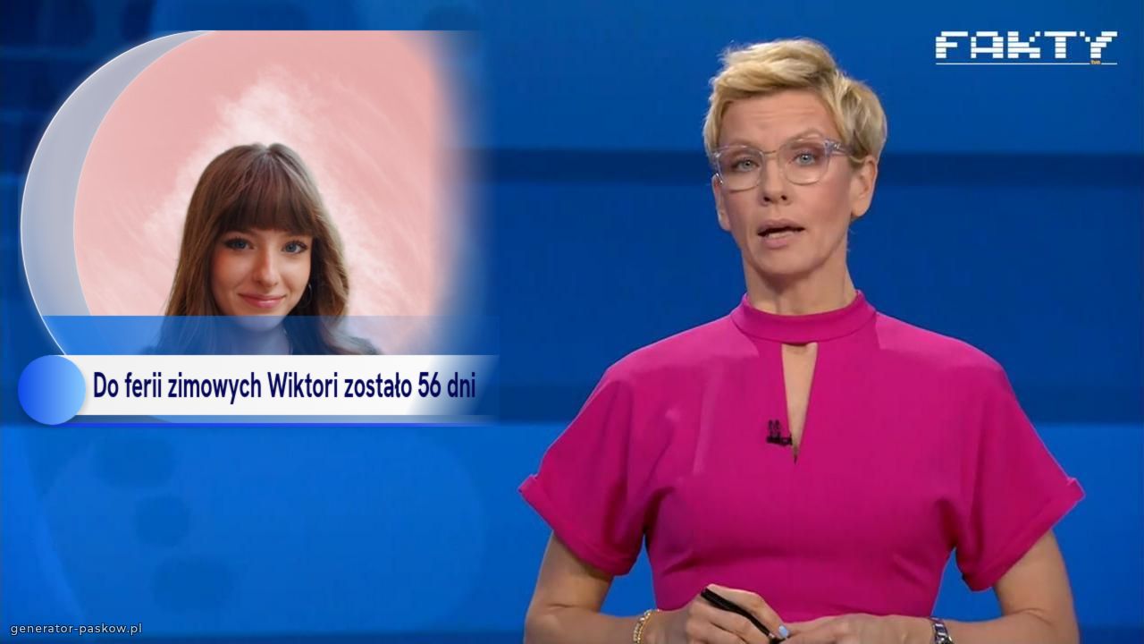 Do ferii zimowych Wiktori zostało 56 dni