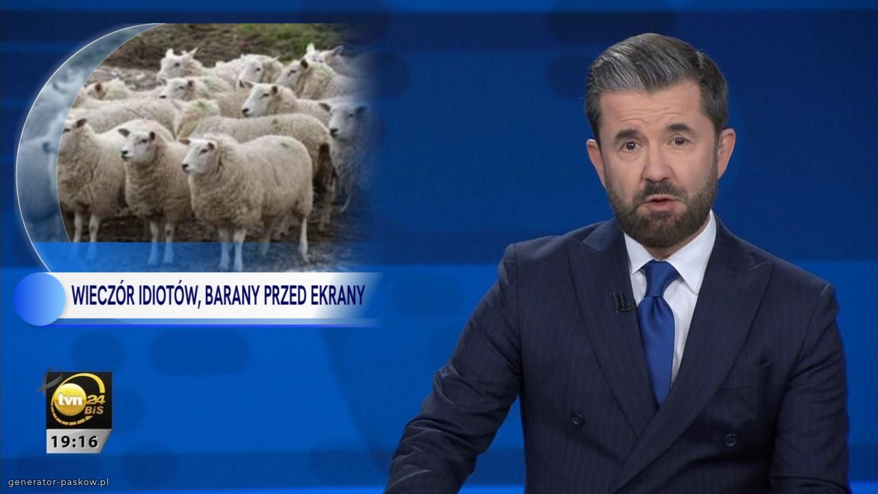 WIECZÓR IDIOTÓW, BARANY PRZED EKRANY