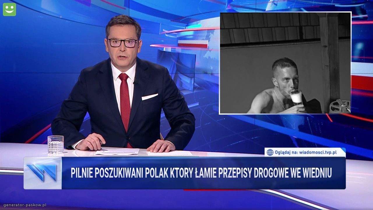 Pilnie poszukiwani polak ktory łamie przepisy drogowe we Wiedniu