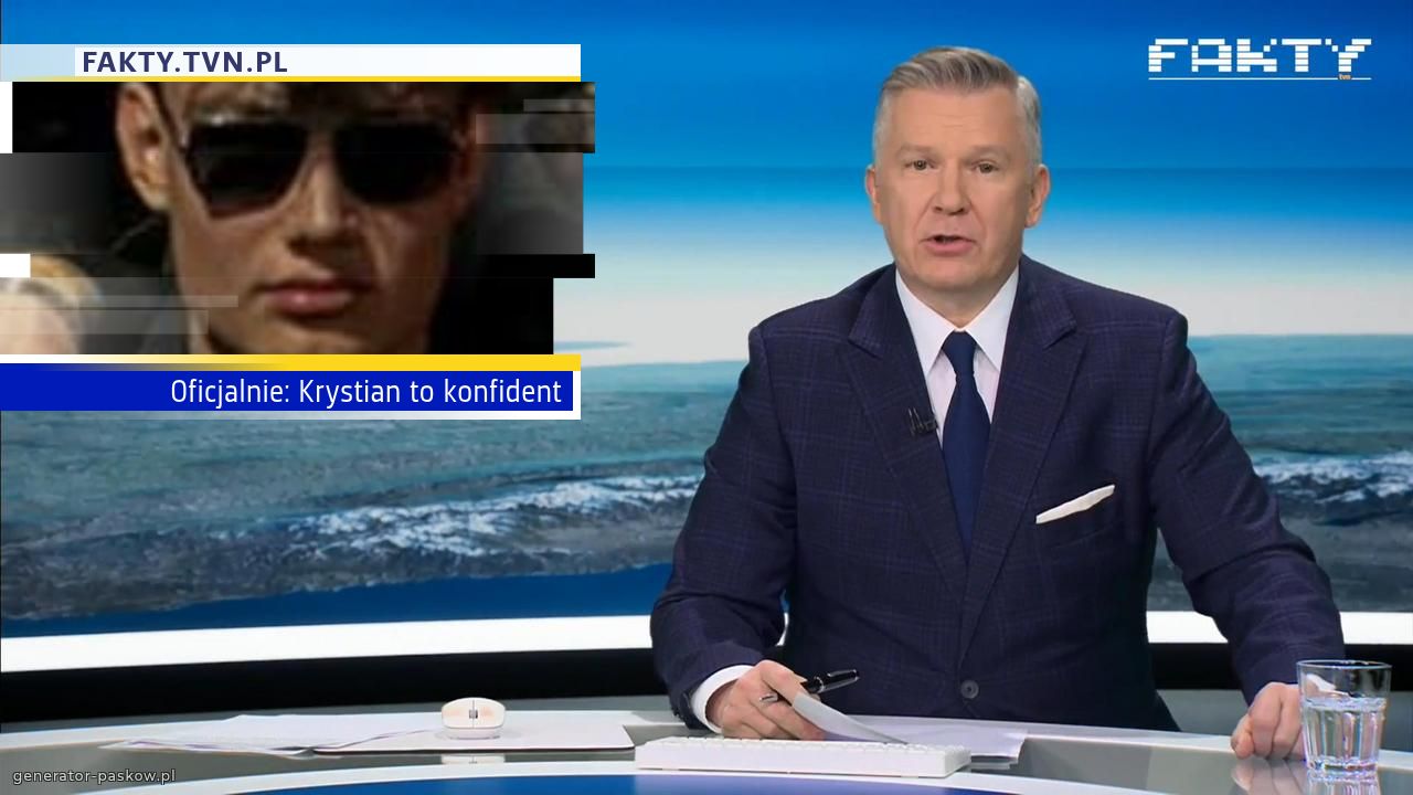 Oficjalnie: Krystian to konfident