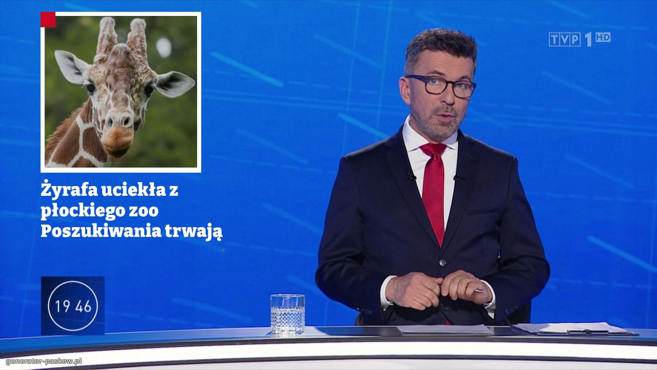 Żyrafa uciekła z płockiego zoo
Poszukiwania trwają 