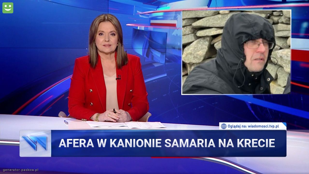 Afera w kanionie Samaria na krecie