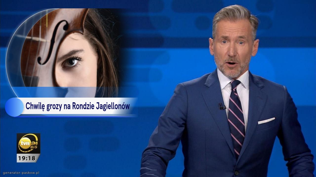 Chwilę grozy na Rondzie Jagiellonów 