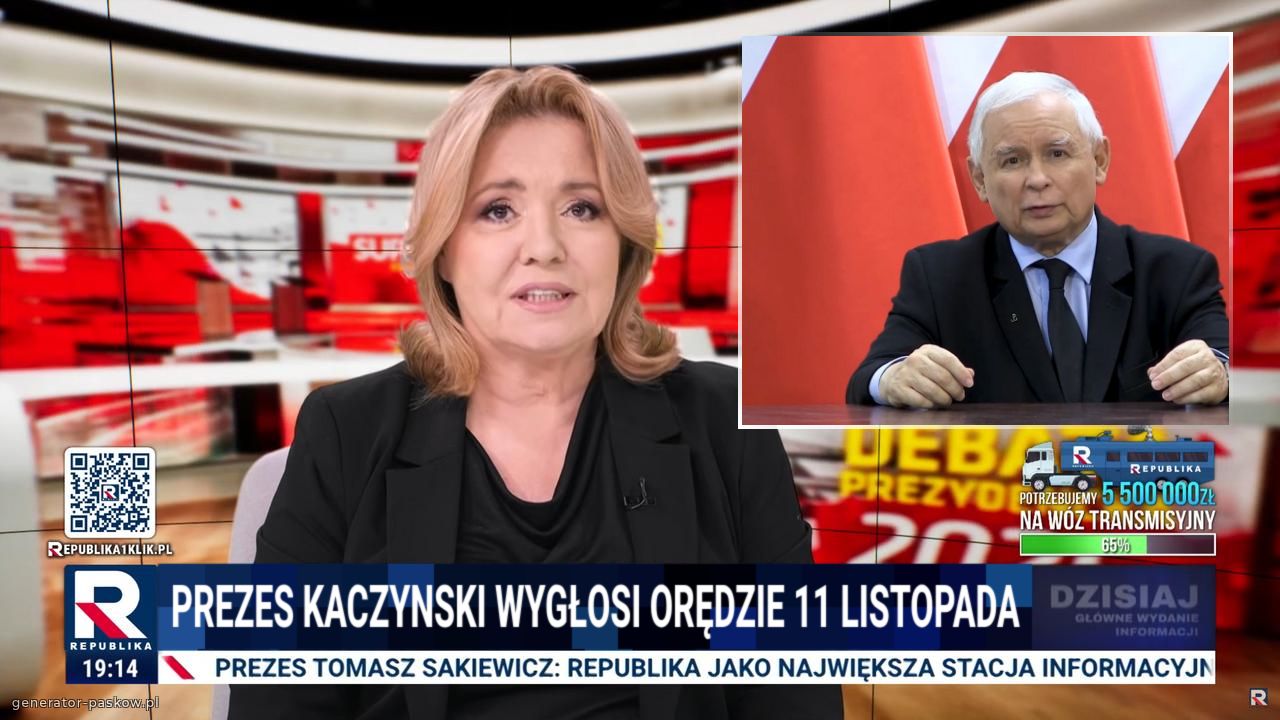 Prezes kaczynski wygłosi orędzie 11 listopada
