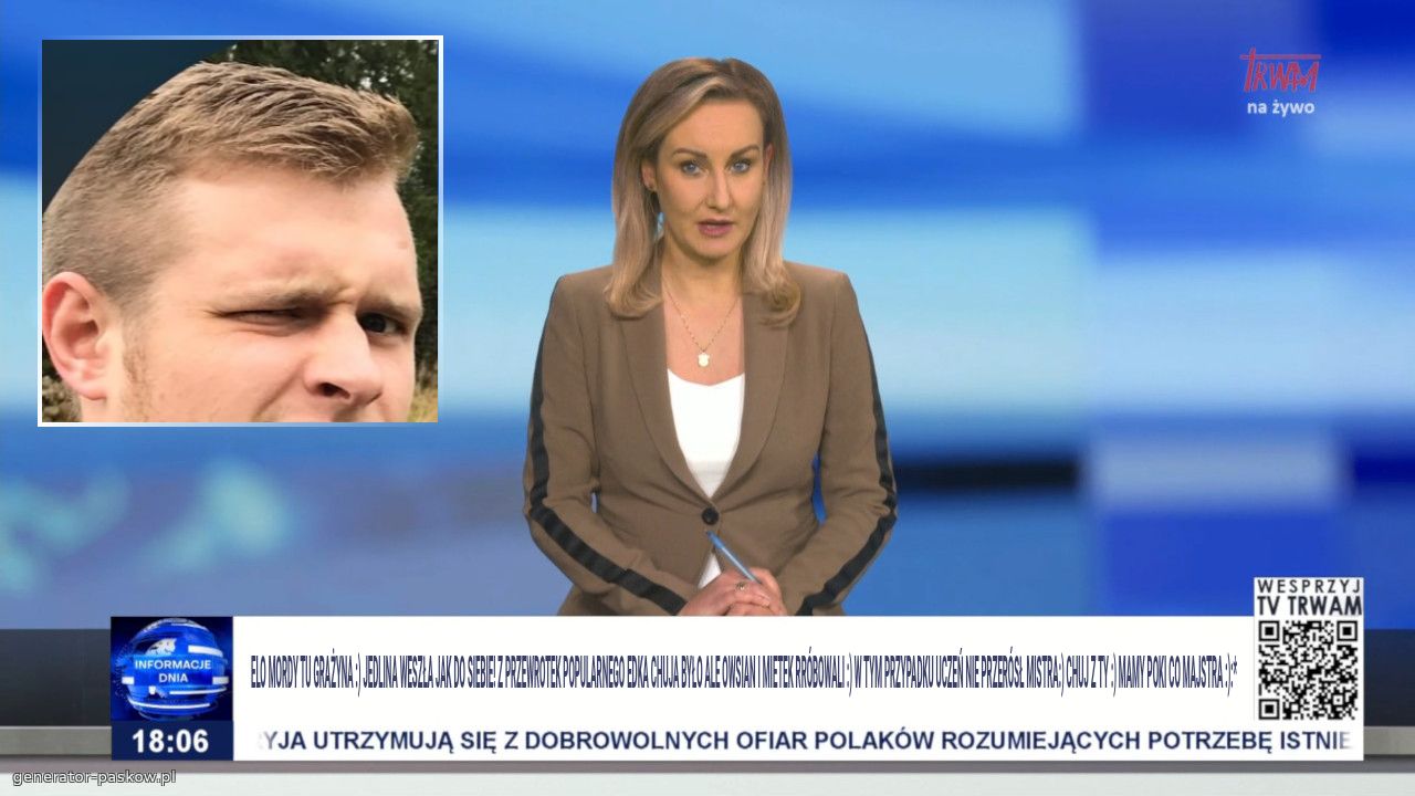 ELO MORDY TU GRAŻYNA :) JEDLINA WESZŁA JAK DO SIEBIE! Z PRZEWROTEK POPULARNEGO EDKA CHUJA BYŁO ALE OWSIAN I MIETEK RRÓBOWALI :) W TYM PRZYPADKU UCZEŃ NIE PRZERÓSŁ MISTRA:) CHUJ Z TY :) MAMY POKI CO MAJSTRA :):*