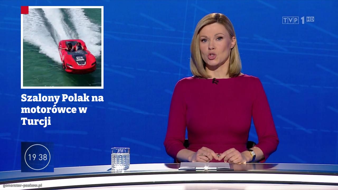 Szalony Polak na motorówce w Turcji