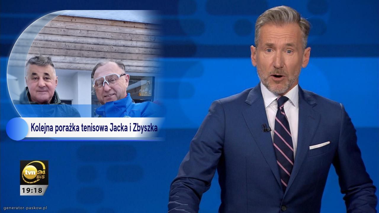 Kolejna porażka tenisowa Jacka i Zbyszka