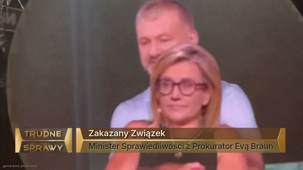 Zakazany Związek 
Minister Sprawiedliwości z Prokurator Evą Braun