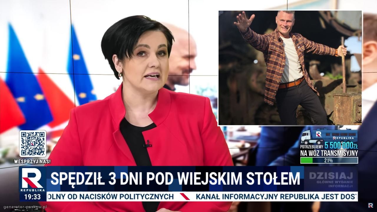 Spędził 3 dni pod wiejskim stołem