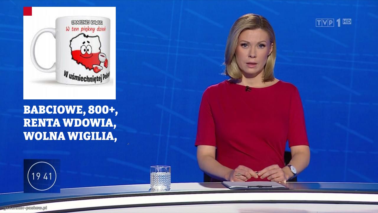 BABCIOWE, 800+, RENTA WDOWIA, WOLNA WIGILIA, 