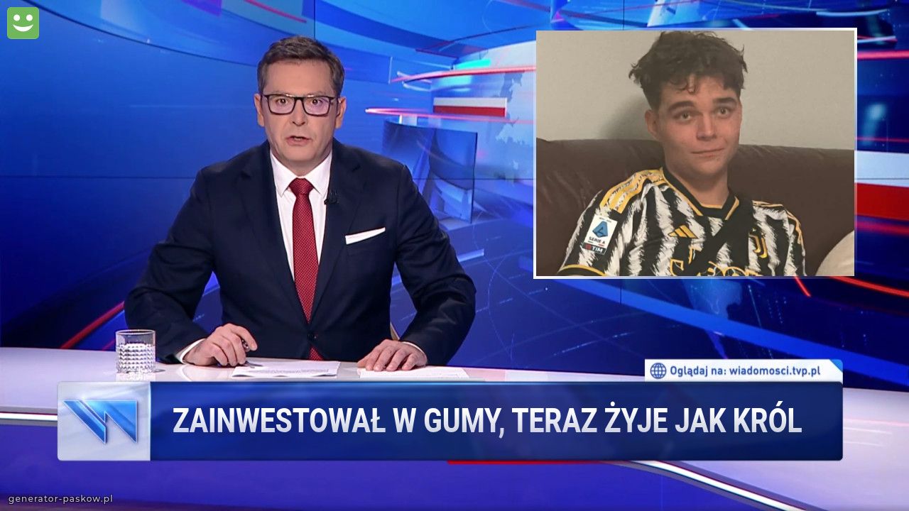 Zainwestował w gumy, teraz żyje jak król 
