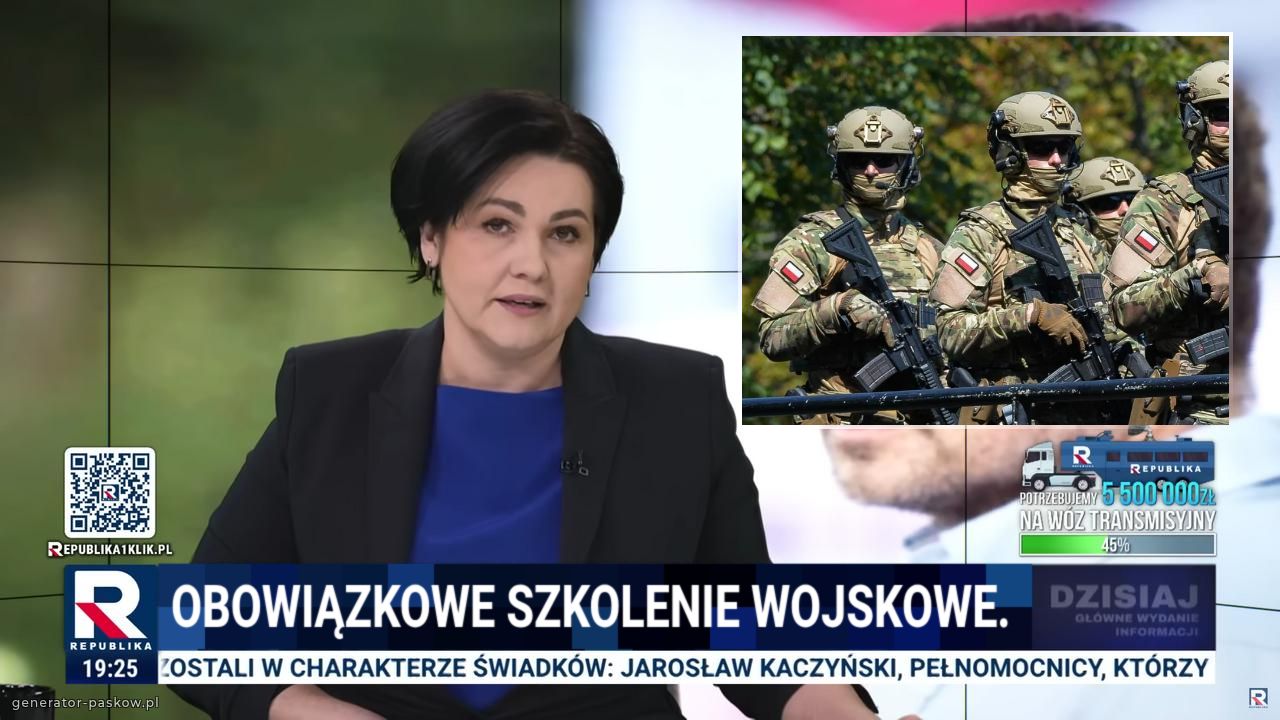 Obowiązkowe szkolenie wojskowe. 