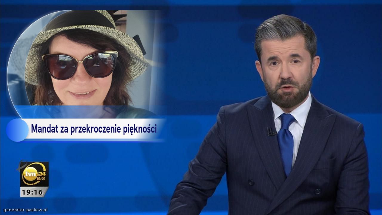 Mandat za przekroczenie piękności 
