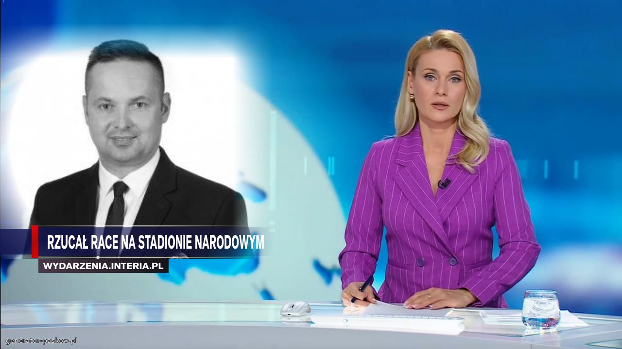  rzucał race na stadionie narodowym 