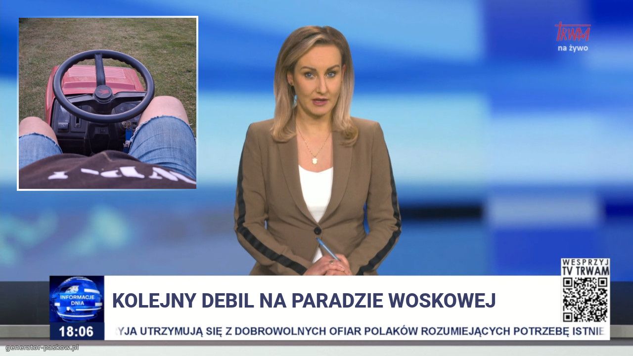 Kolejny debil na paradzie woskowej 