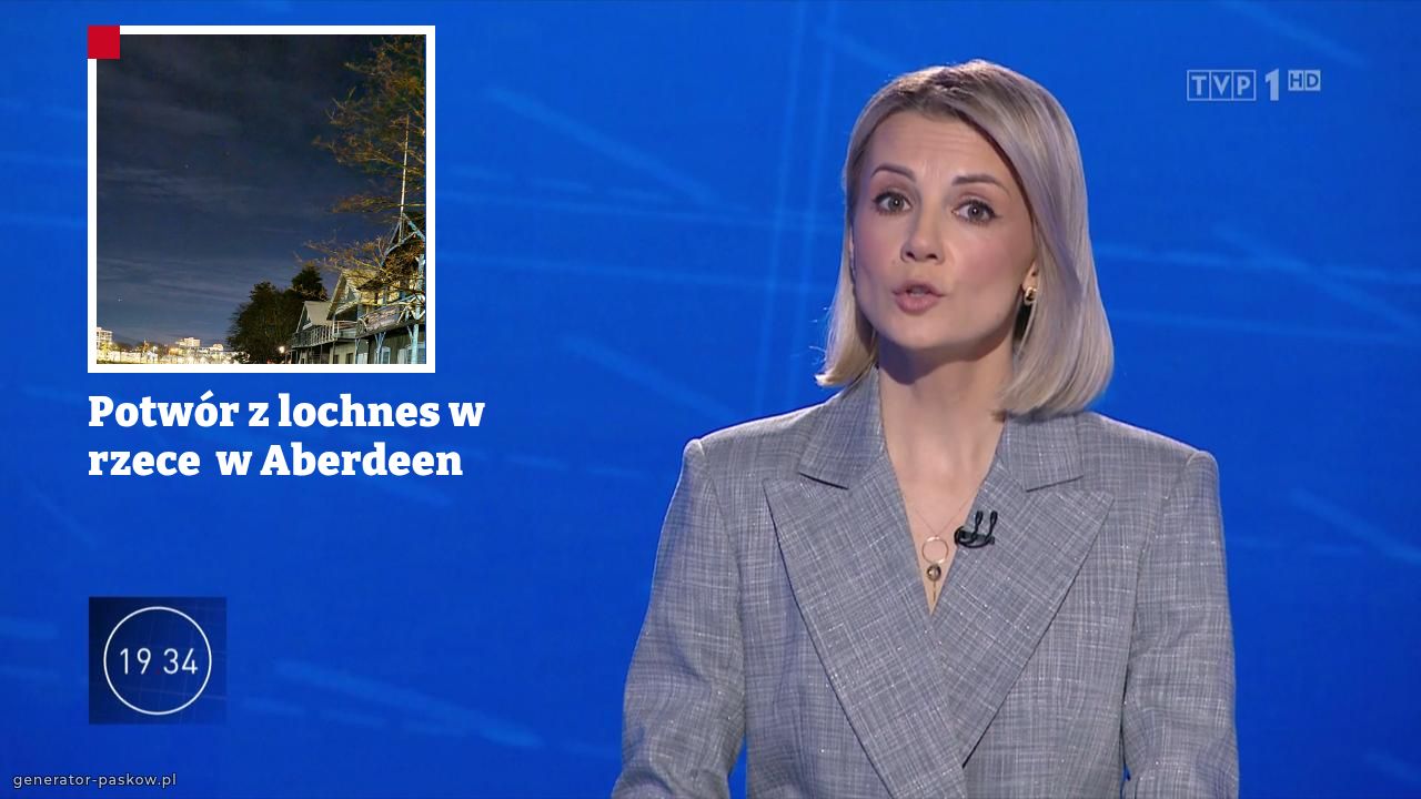 Potwór z lochnes w rzece  w Aberdeen