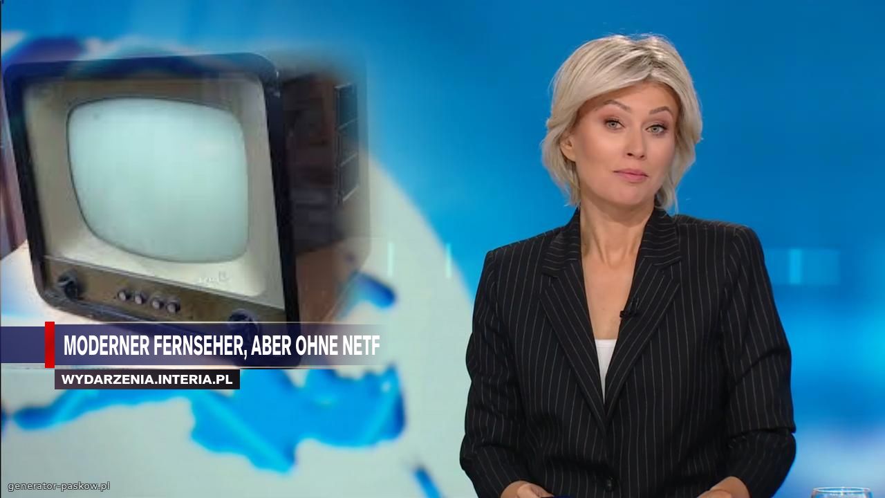 MODERNER FERNSEHER, aber ohne netflix.