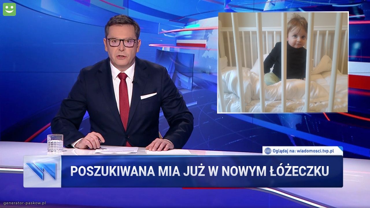 POSZUKIWANA MIA JUŻ W NOWYM ŁÓŻECZKU