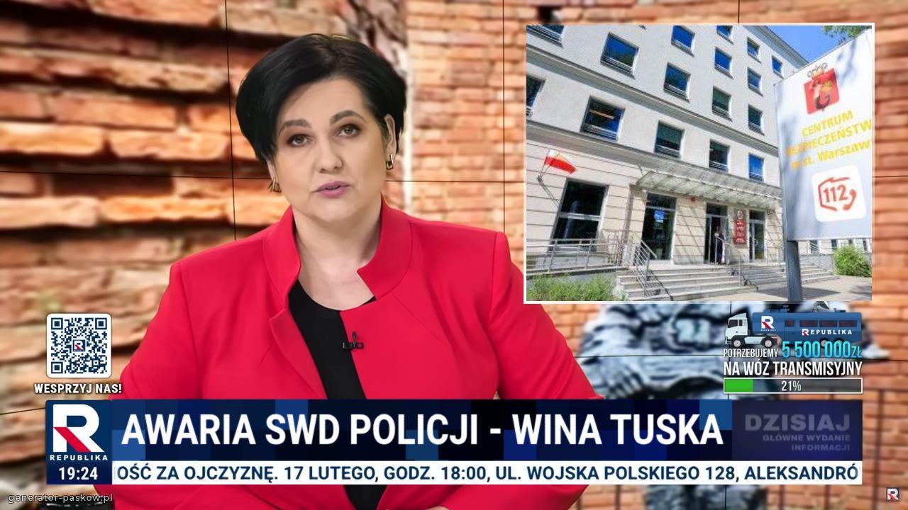 AWARIA SWD POLICJI - WINA TUSKA