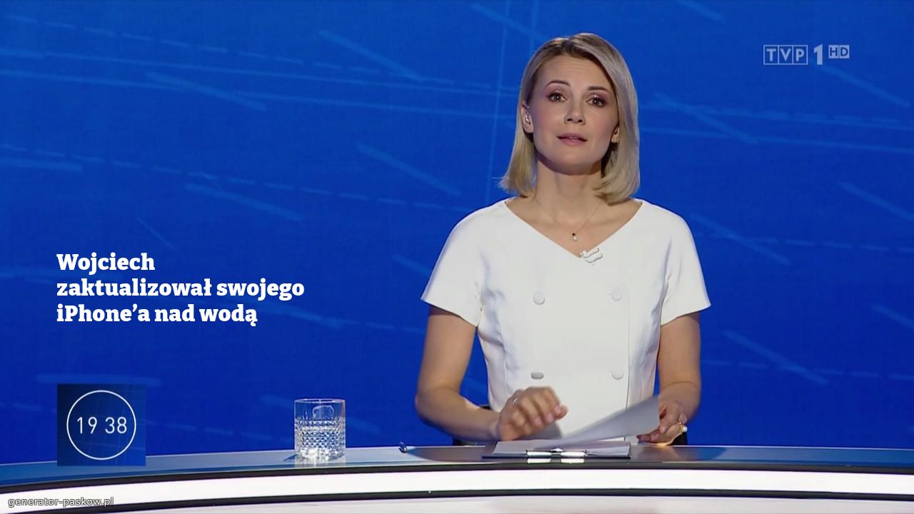 Wojciech zaktualizował swojego iPhone’a nad wodą 