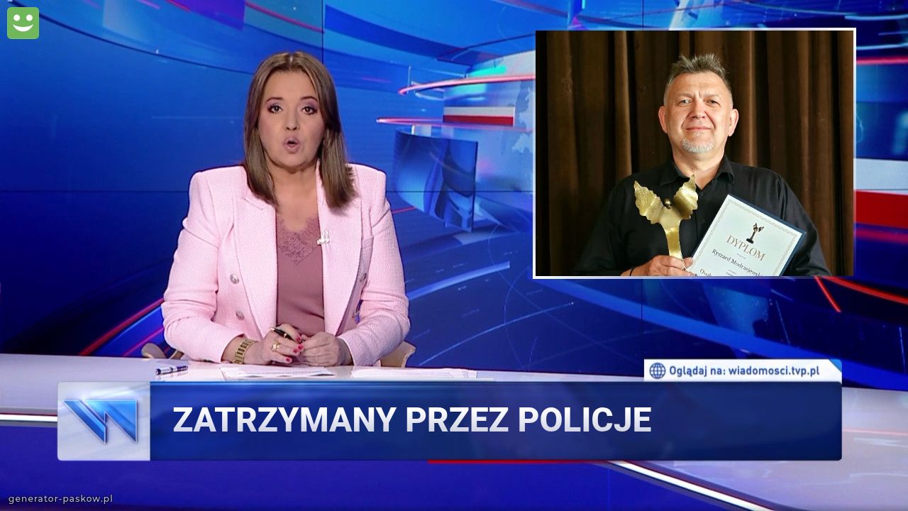 Zatrzymany przez policje