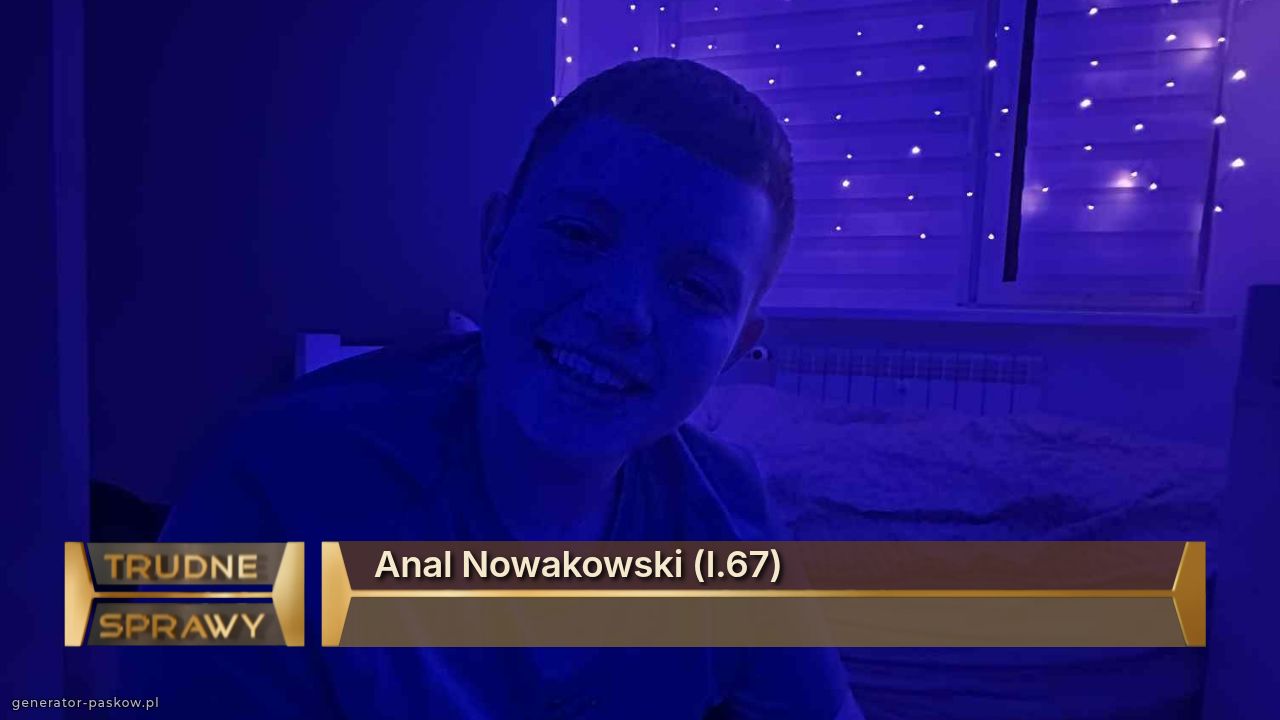 Anal Nowakowski (l.67)

