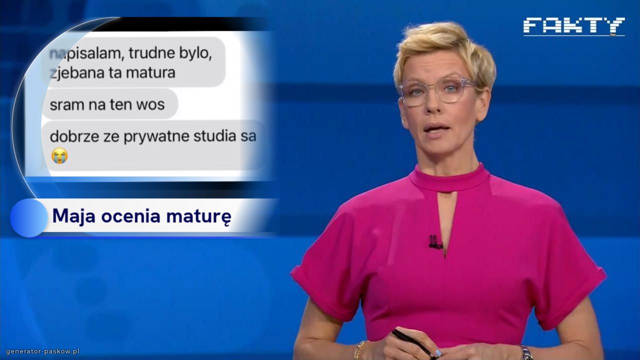Maja ocenia maturę
