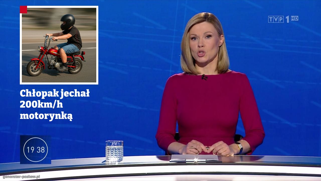 Chłopak jechał 200km/h motorynką