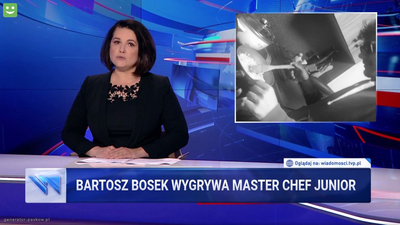 Bartosz bosek wygrywa master Chef junior
