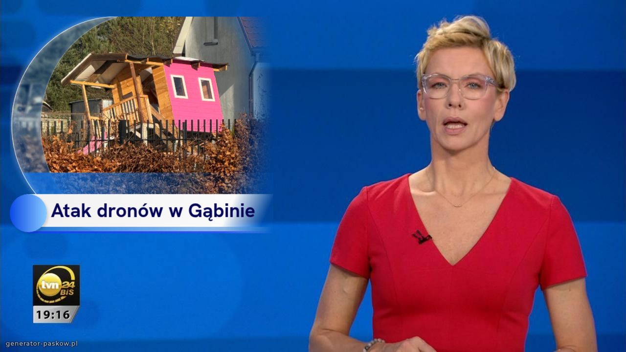 Atak dronów w Gąbinie 