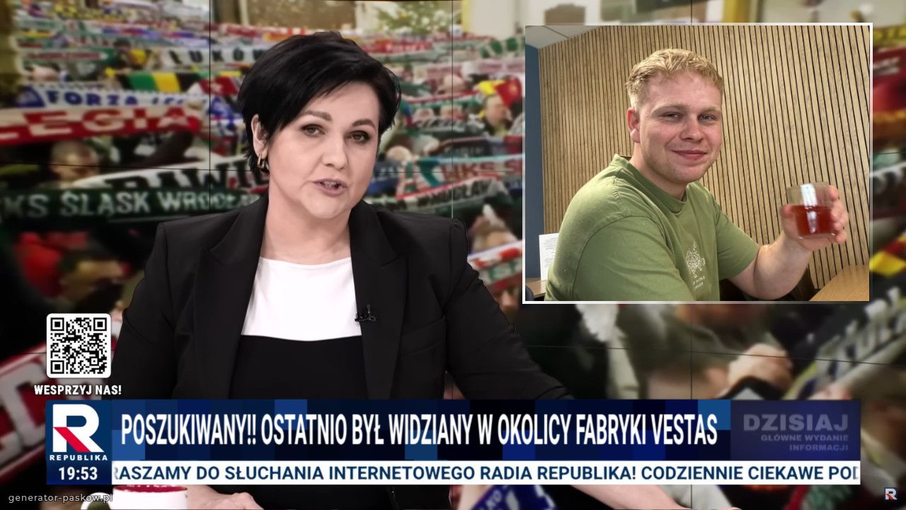 Poszukiwany!! Ostatnio był widziany w okolicy fabryki vestas 