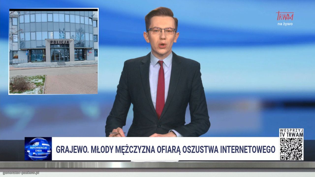 Grajewo. Młody mężczyzna ofiarą oszustwa internetowego