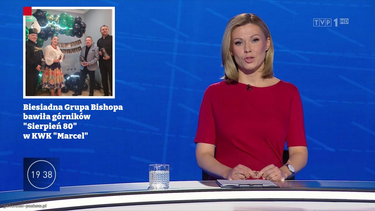 Biesiadna Grupa Bishopa  bawiła górników "Sierpień 80"
w KWK "Marcel"