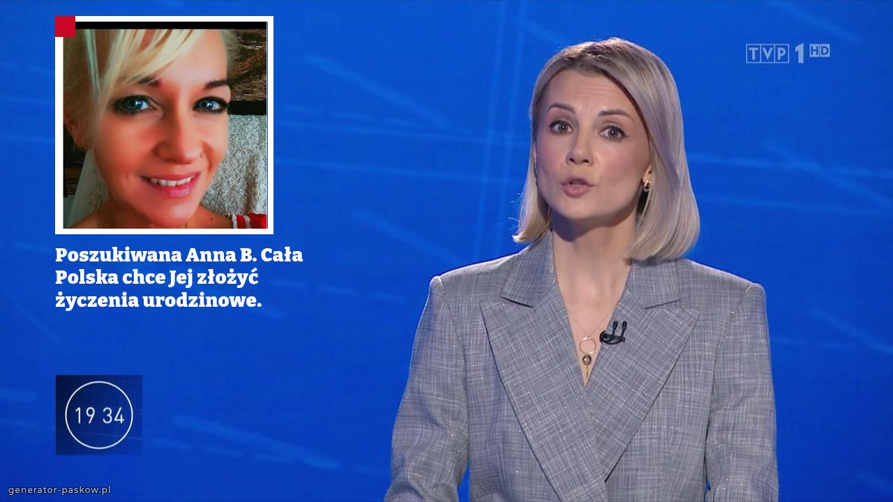Poszukiwana Anna B. Cała Polska chce Jej złożyć życzenia urodzinowe. 