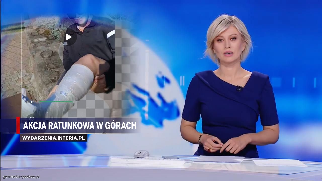 Akcja ratunkowa w górach 