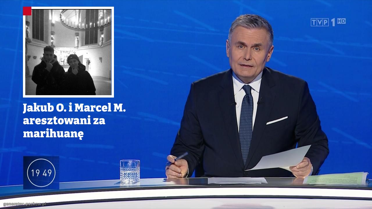 Jakub O. i Marcel M. aresztowani za marihuanę 