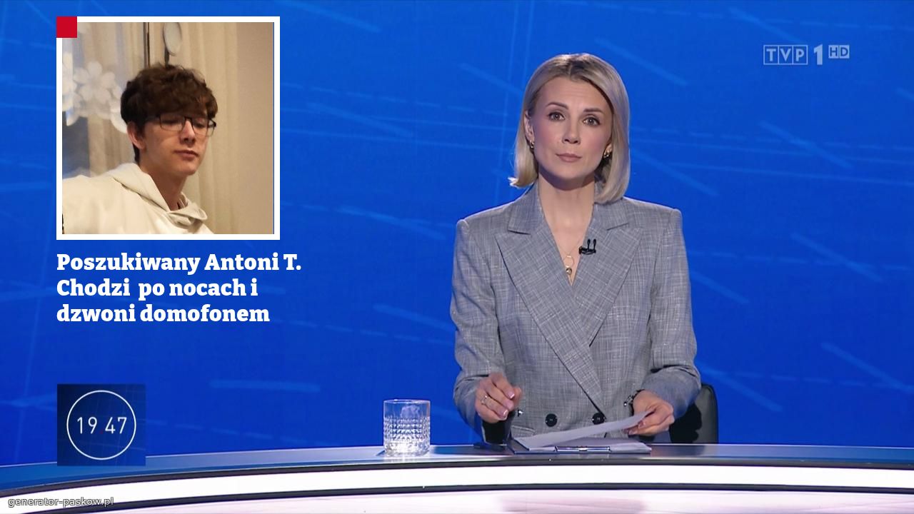 Poszukiwany Antoni T. 
Chodzi  po nocach i dzwoni domofonem