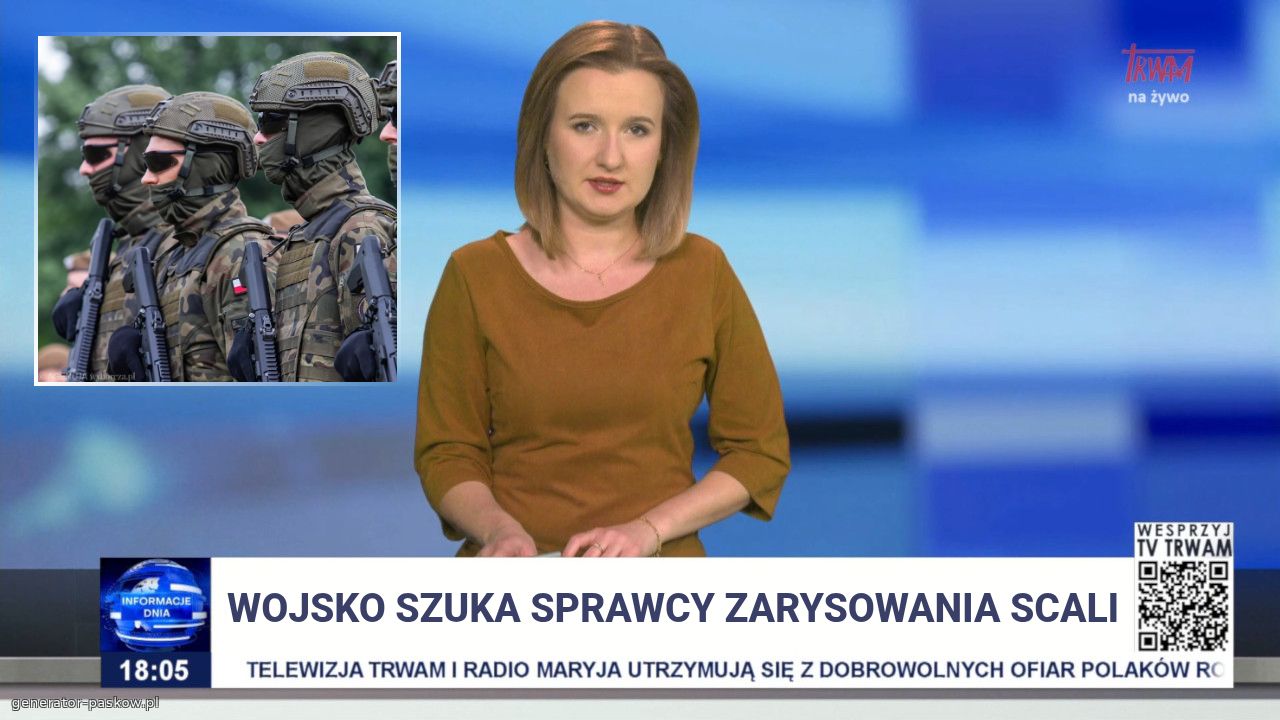 Wojsko szuka sprawcy zarysowania scali