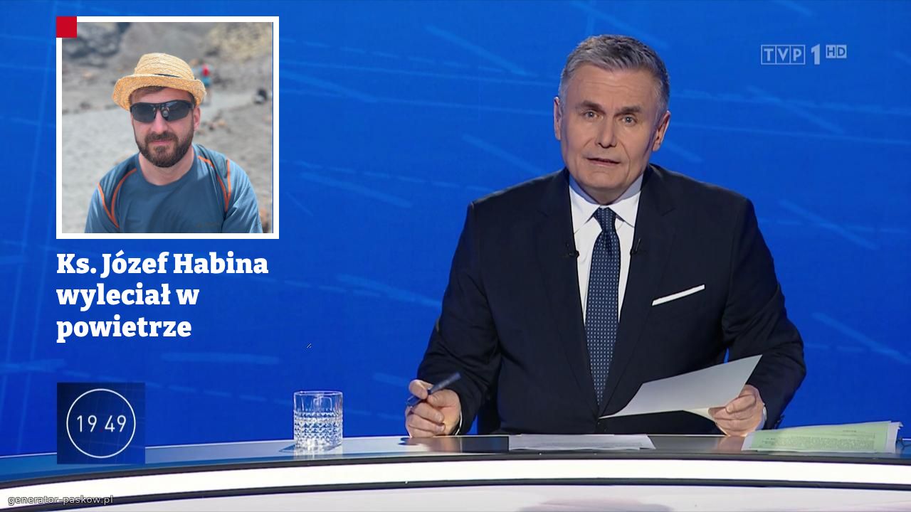 Ks. Józef Habina wyleciał w powietrze 