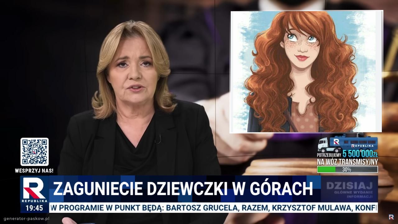 Zaguniecie dziewczki w górach 
