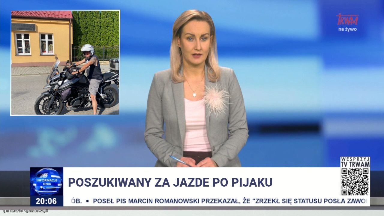 Poszukiwany za jazde po pijaku