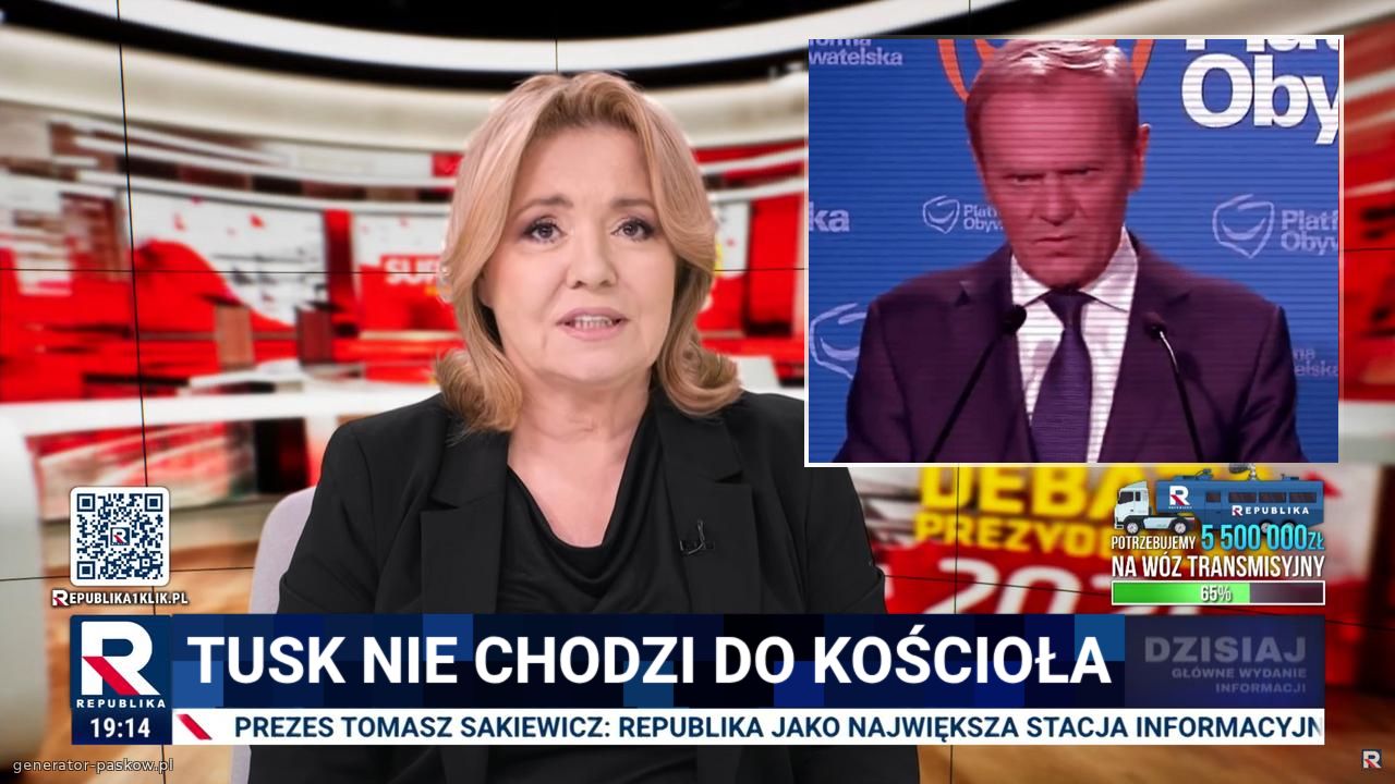 Tusk nie chodzi do kościoła
