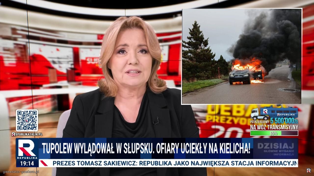 Tupolew wylądował w Słupsku. Ofiary uciekły na kielicha!