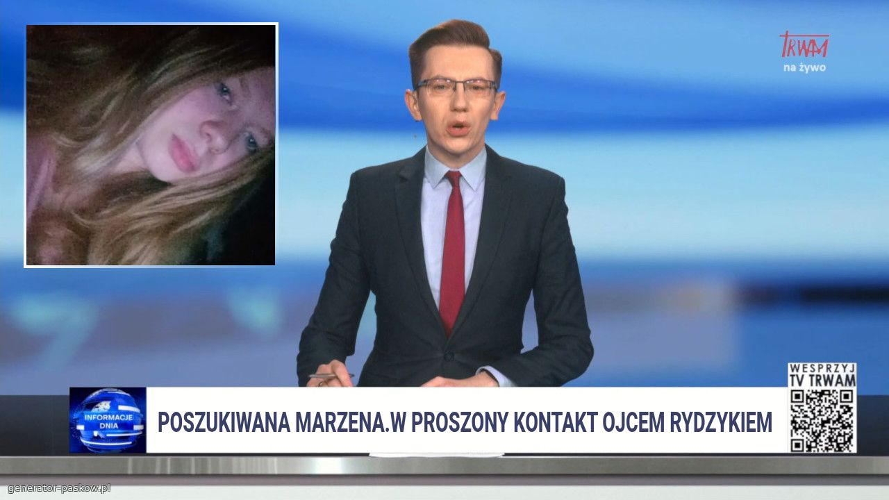 Poszukiwana Marzena.w proszony kontakt ojcem rydzykiem 