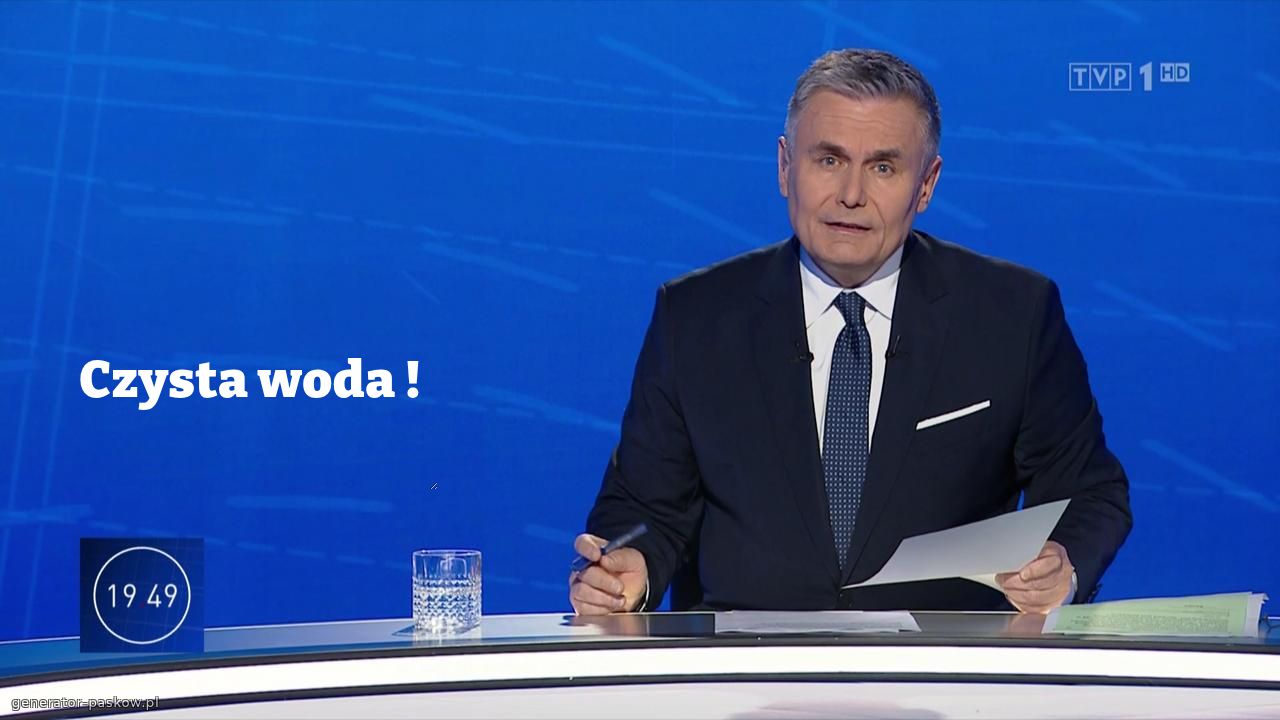 Czysta woda !