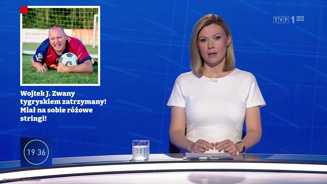 Wojtek J. Zwany tygryskiem zatrzymany! Miał na sobie różowe stringi!
